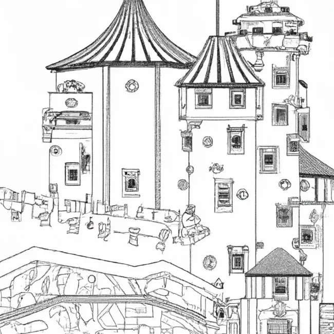 desenhos castelo feudal imprimir colorir gratis 2 desenhos castelo feudal imprimir colorir gratis 2