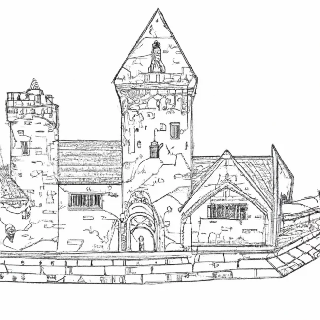desenhos castelo feudal imprimir colorir gratis 4 desenhos castelo feudal imprimir colorir gratis 4