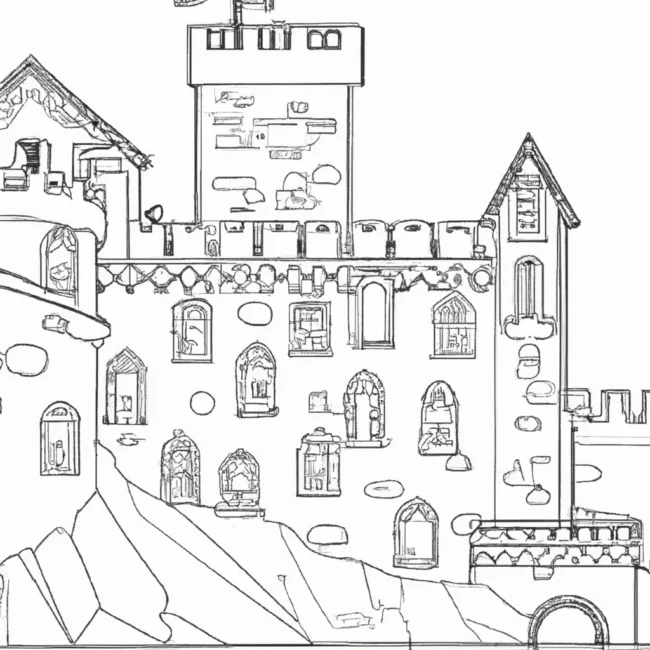 desenhos castelo feudal imprimir colorir gratis 8 desenhos castelo feudal imprimir colorir gratis 8