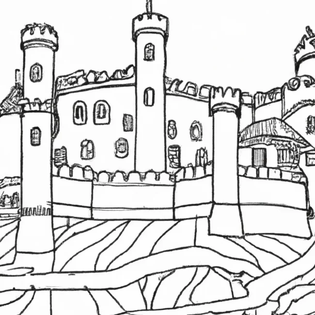 desenhos castelo feudal imprimir colorir gratis 11 desenhos castelo feudal imprimir colorir gratis 11