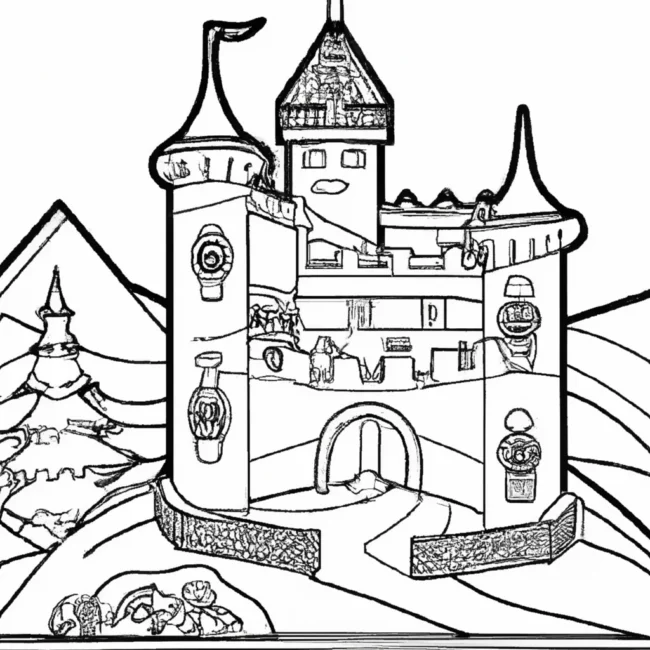 desenhos castelo feudal imprimir colorir gratis 13 desenhos castelo feudal imprimir colorir gratis 13