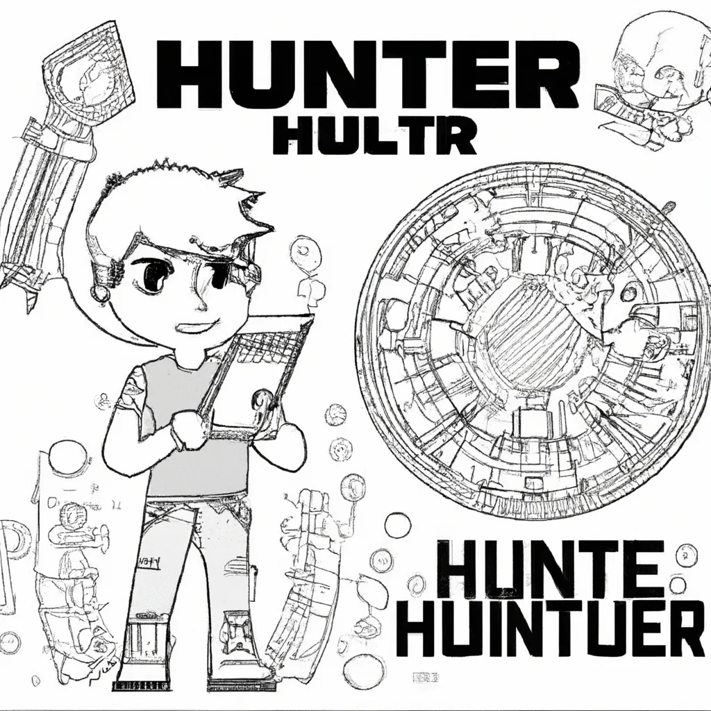 cyber hunter desenhos colorir conquistar