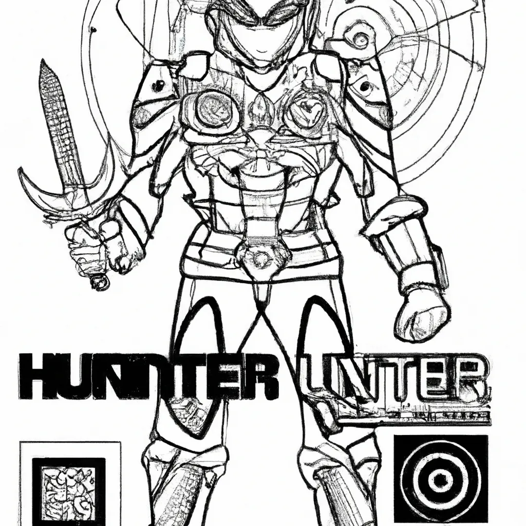 cyber hunter desenhos colorir conquistar 1
