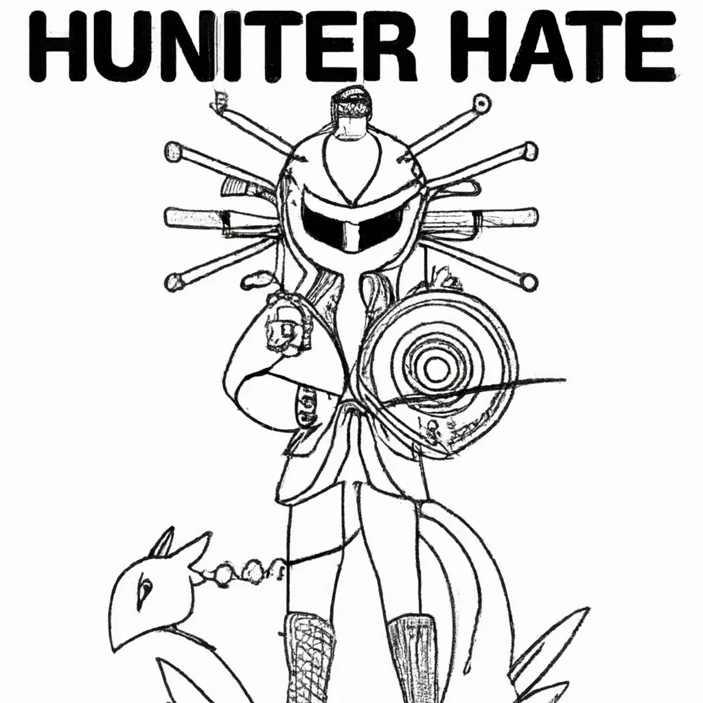 cyber hunter desenhos colorir conquistar 9