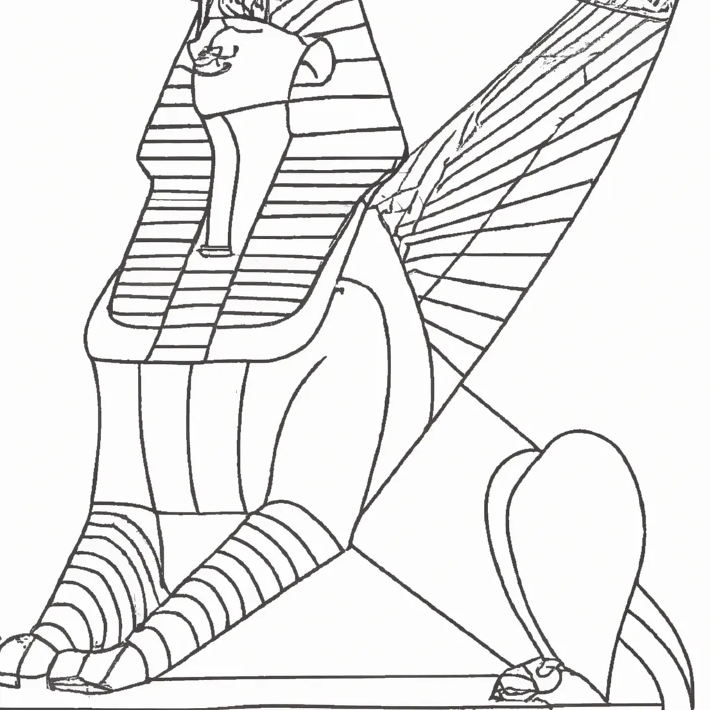 esfinge gize desenhos misteriosos colorir esfinge gize desenhos misteriosos colorir