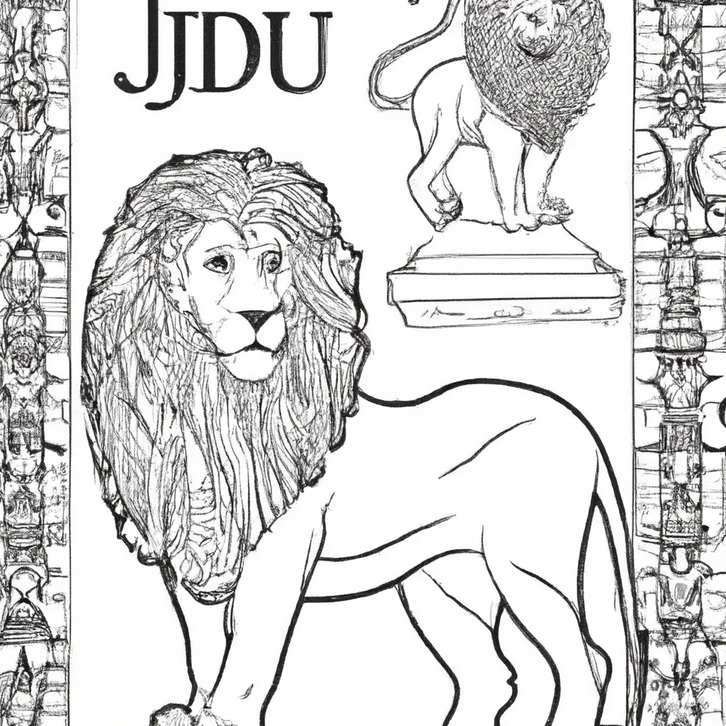 leao de juda desenhos colorir respeitar 3