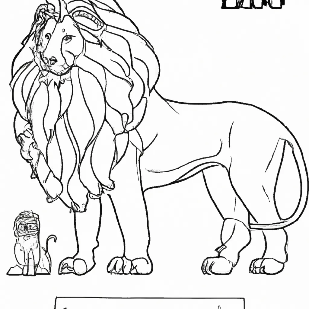 leao de juda desenhos colorir respeitar 5