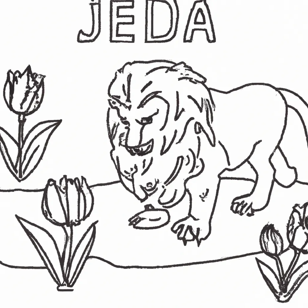 leao de juda desenhos colorir respeitar 7