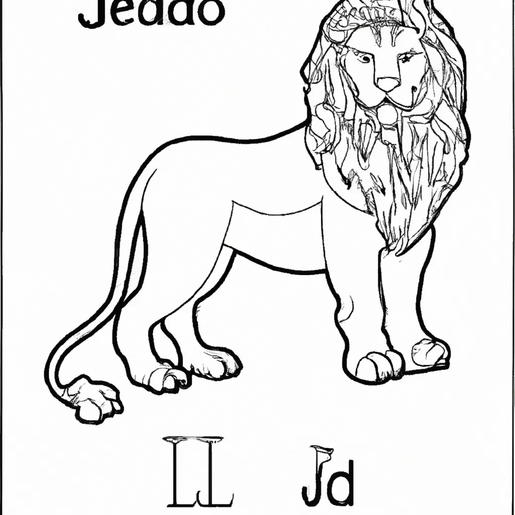 leao de juda desenhos colorir respeitar 9