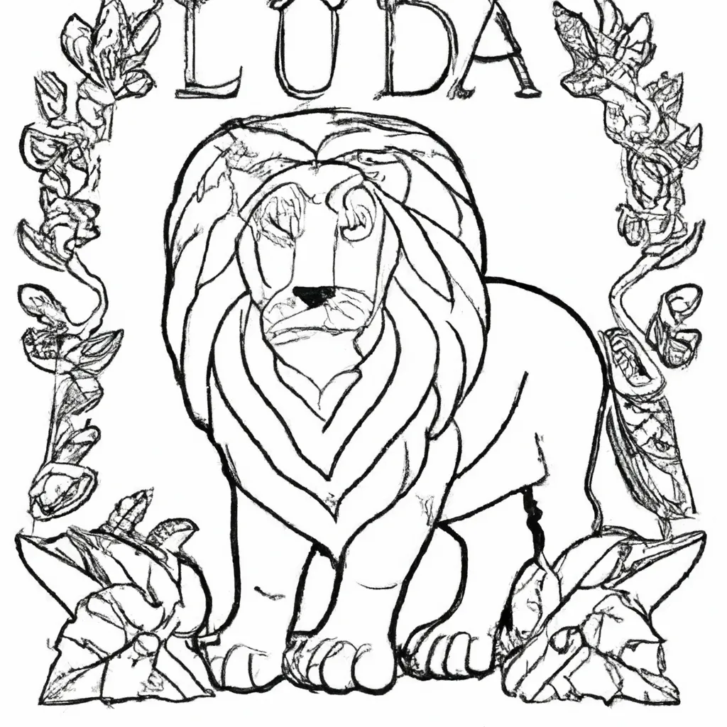 leao de juda desenhos colorir respeitar 11