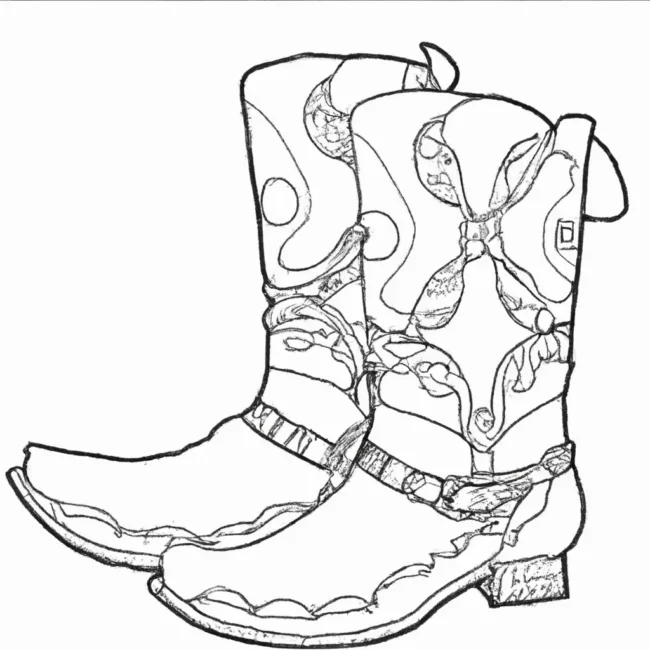 desenhos bota cowboy imprimir colorir desenhos bota cowboy imprimir colorir