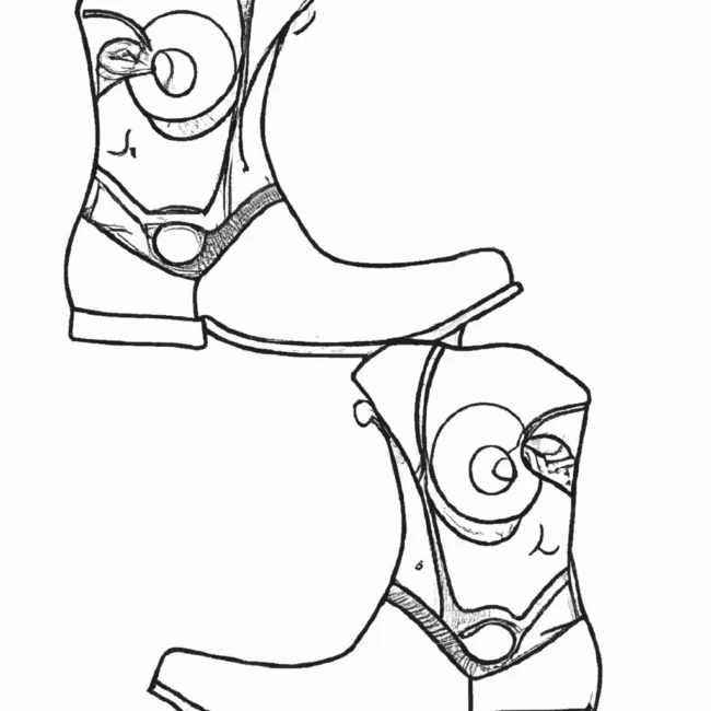 desenhos bota cowboy imprimir colorir 13 desenhos bota cowboy imprimir colorir 13
