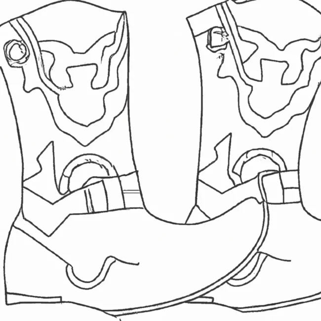 desenhos bota cowboy imprimir colorir 14 desenhos bota cowboy imprimir colorir 14