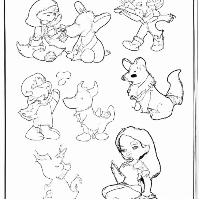 desenhos kiki amigos imprimir colorir 2