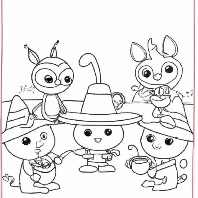 desenhos kiki amigos imprimir colorir 3