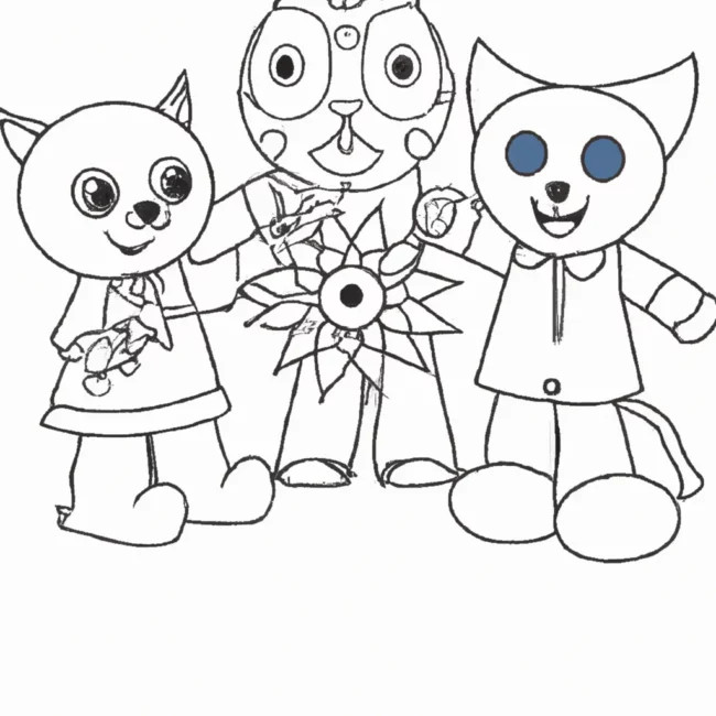 desenhos kiki amigos imprimir colorir 5