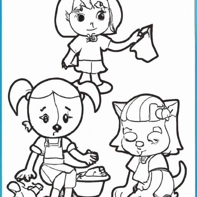 desenhos kiki amigos imprimir colorir 12