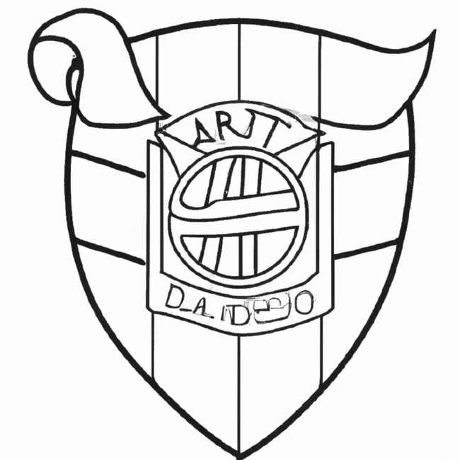 desenhos escudo atletico madrid imprimir colorir 12