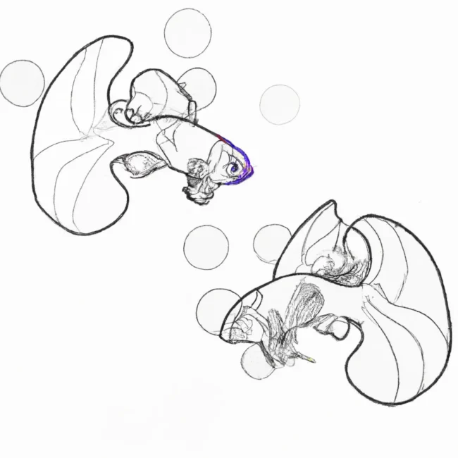 desenhos peixes guppy imprimir colorir 2