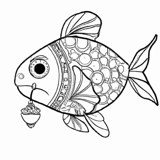 desenhos peixe lanterna imprimir colorir 1