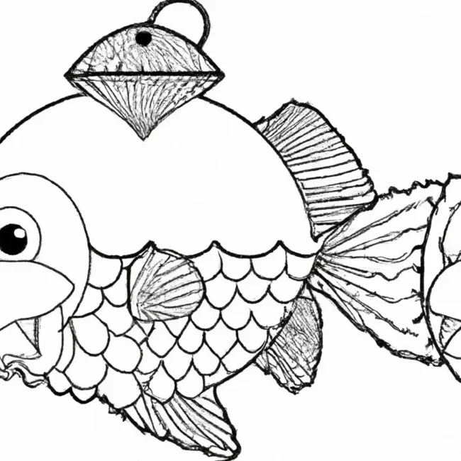 desenhos peixe lanterna imprimir colorir 2