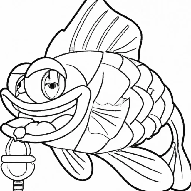 desenhos peixe lanterna imprimir colorir 14