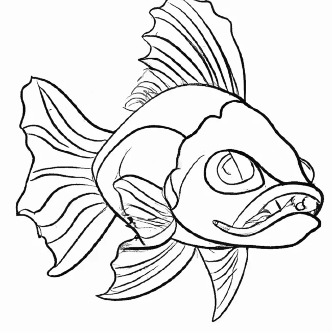 desenhos peixe bagre imprimir colorir 2