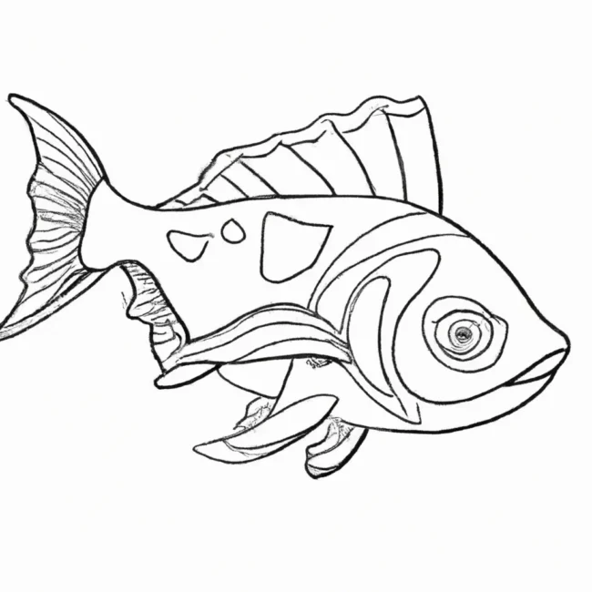 desenhos peixe bagre imprimir colorir 12