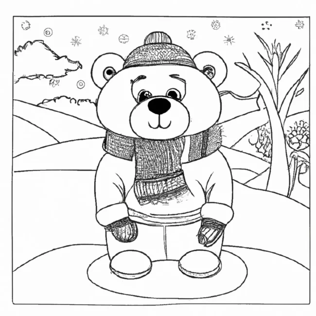 desenhos urso inverno imprimir colorir 13 desenhos urso inverno imprimir colorir 13