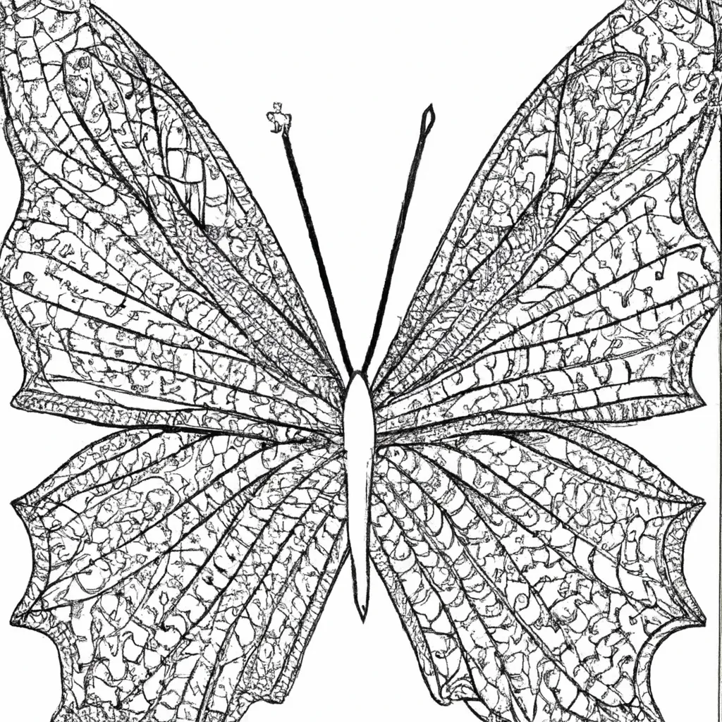 desenhos borboleta inverno imprimir colorir 1