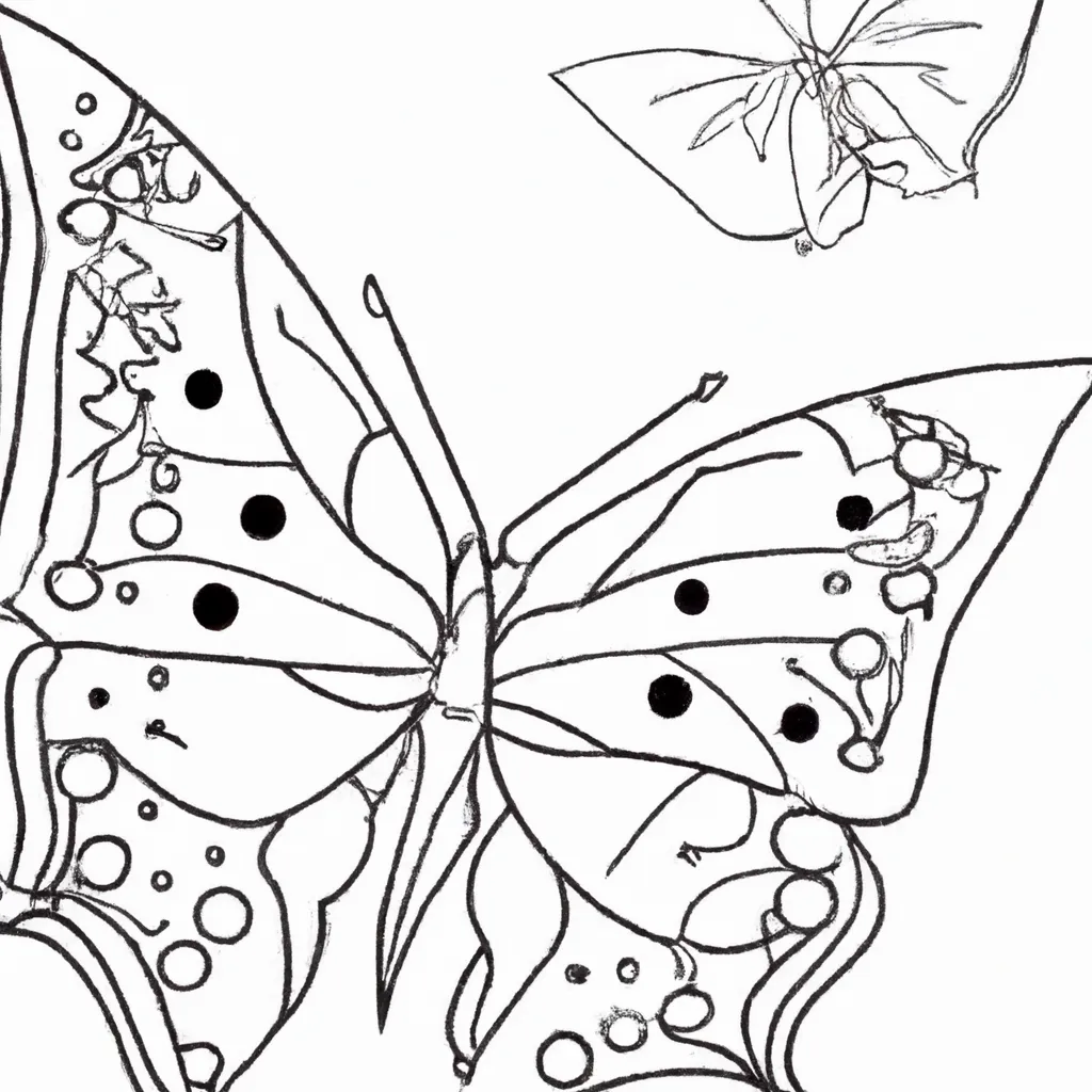 desenhos borboleta inverno imprimir colorir 2