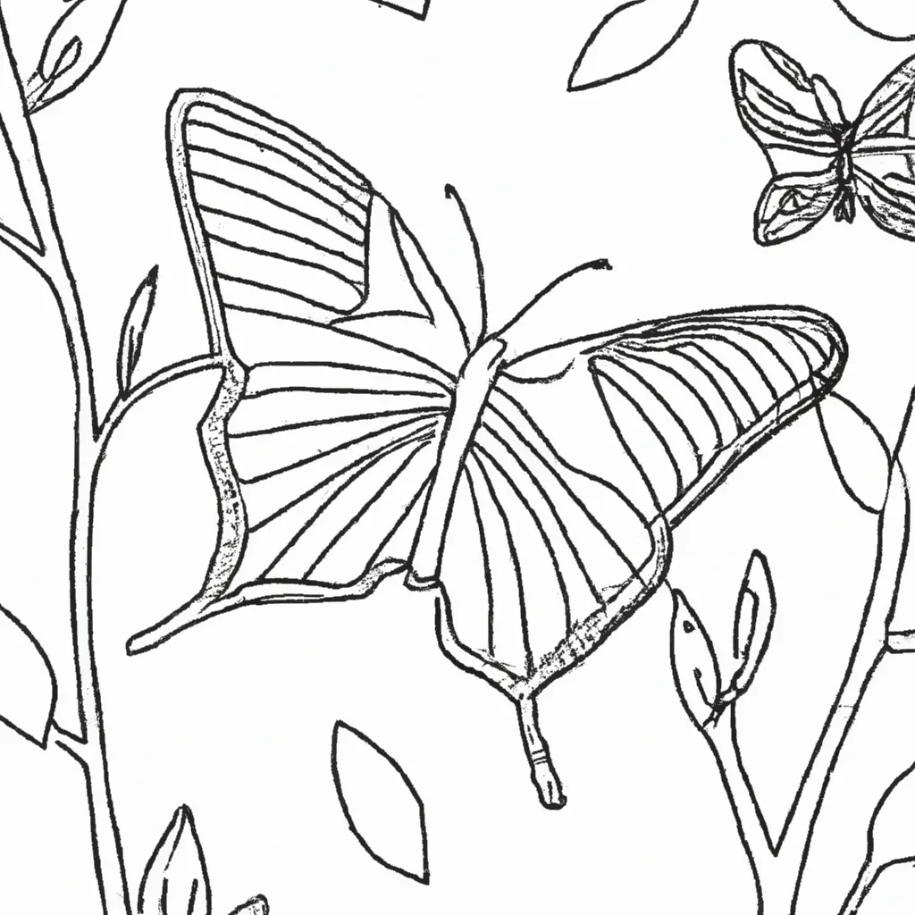 desenhos borboleta inverno imprimir colorir 4