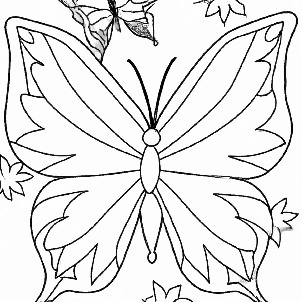 desenhos borboleta inverno imprimir colorir 5