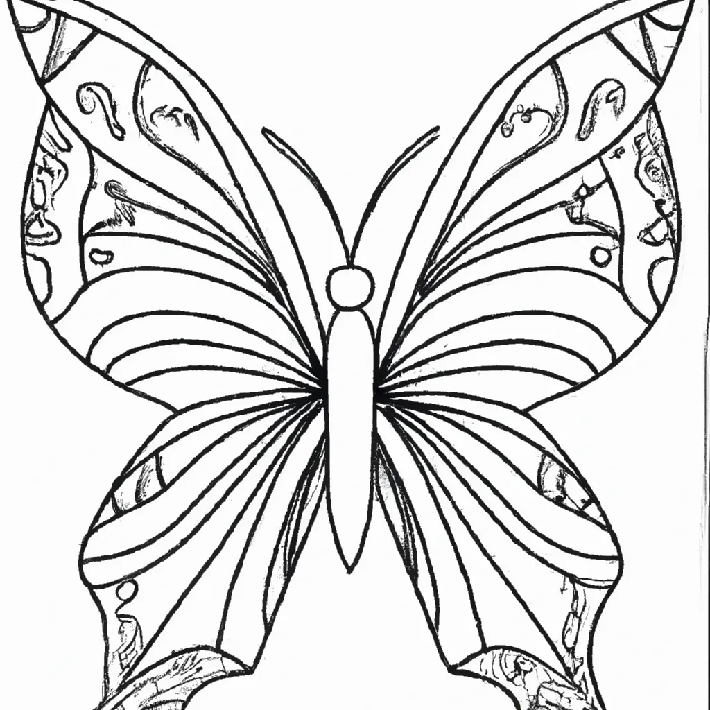 desenhos borboleta inverno imprimir colorir 6