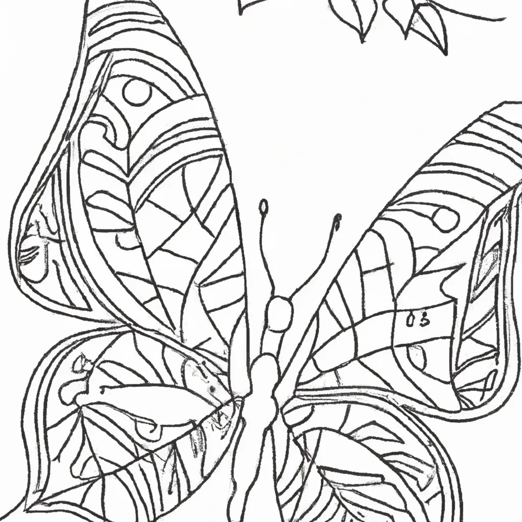 desenhos borboleta inverno imprimir colorir 7