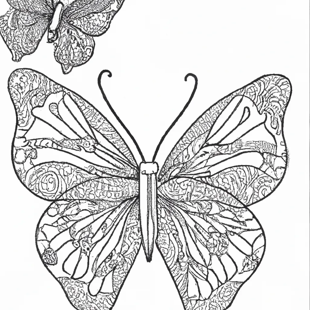 desenhos borboleta inverno imprimir colorir 8