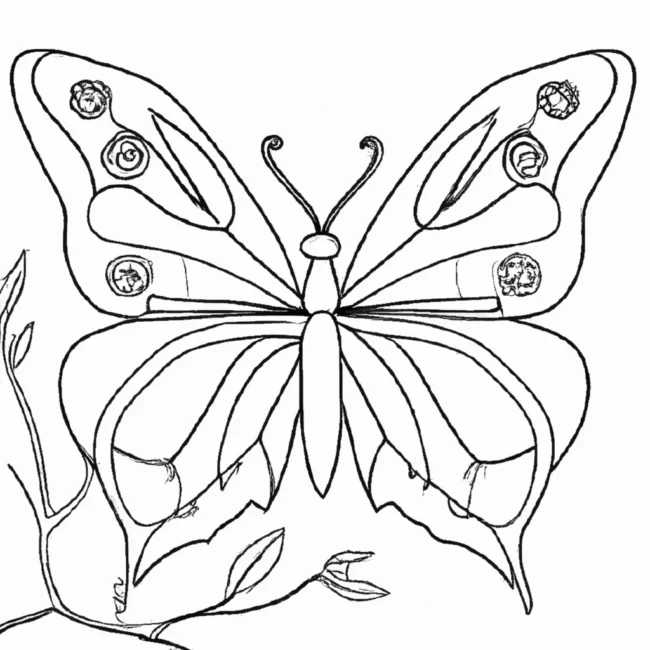 desenhos borboleta inverno imprimir colorir 12