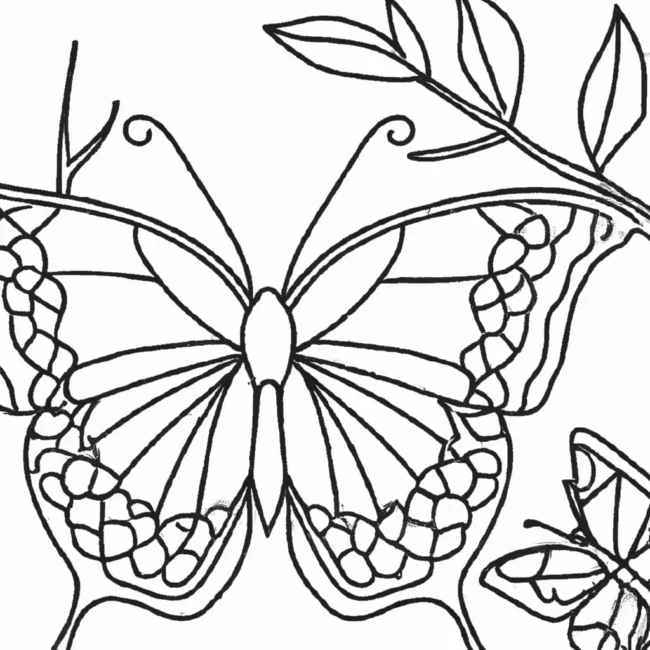 desenhos borboleta inverno imprimir colorir 14