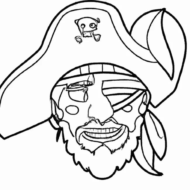 desenhos cabeca pirata imprimir colorir 13