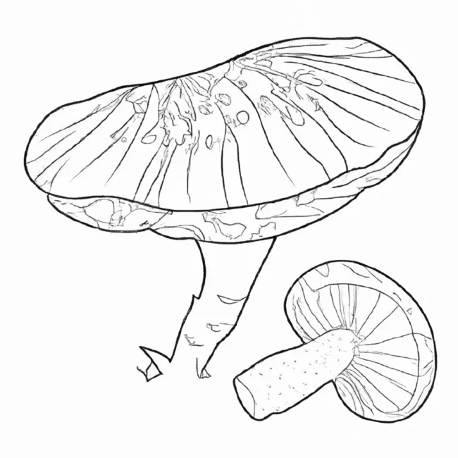 desenhos cogumelo shiitake imprimir colorir 14