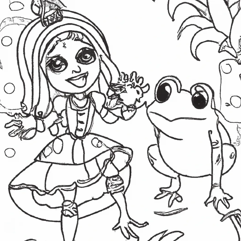 desenhos princesa sapo imprimir colorir 1 desenhos princesa sapo imprimir colorir 1
