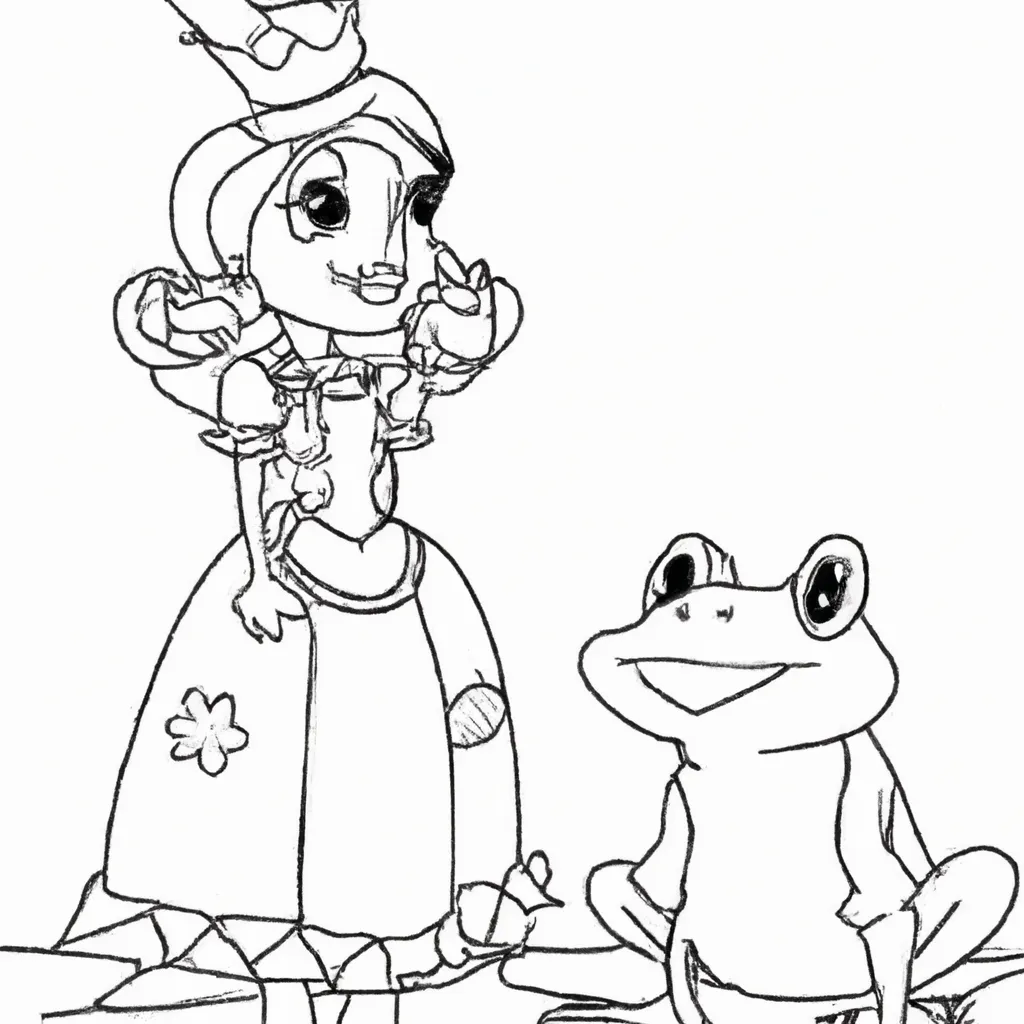 desenhos princesa sapo imprimir colorir 6 desenhos princesa sapo imprimir colorir 6