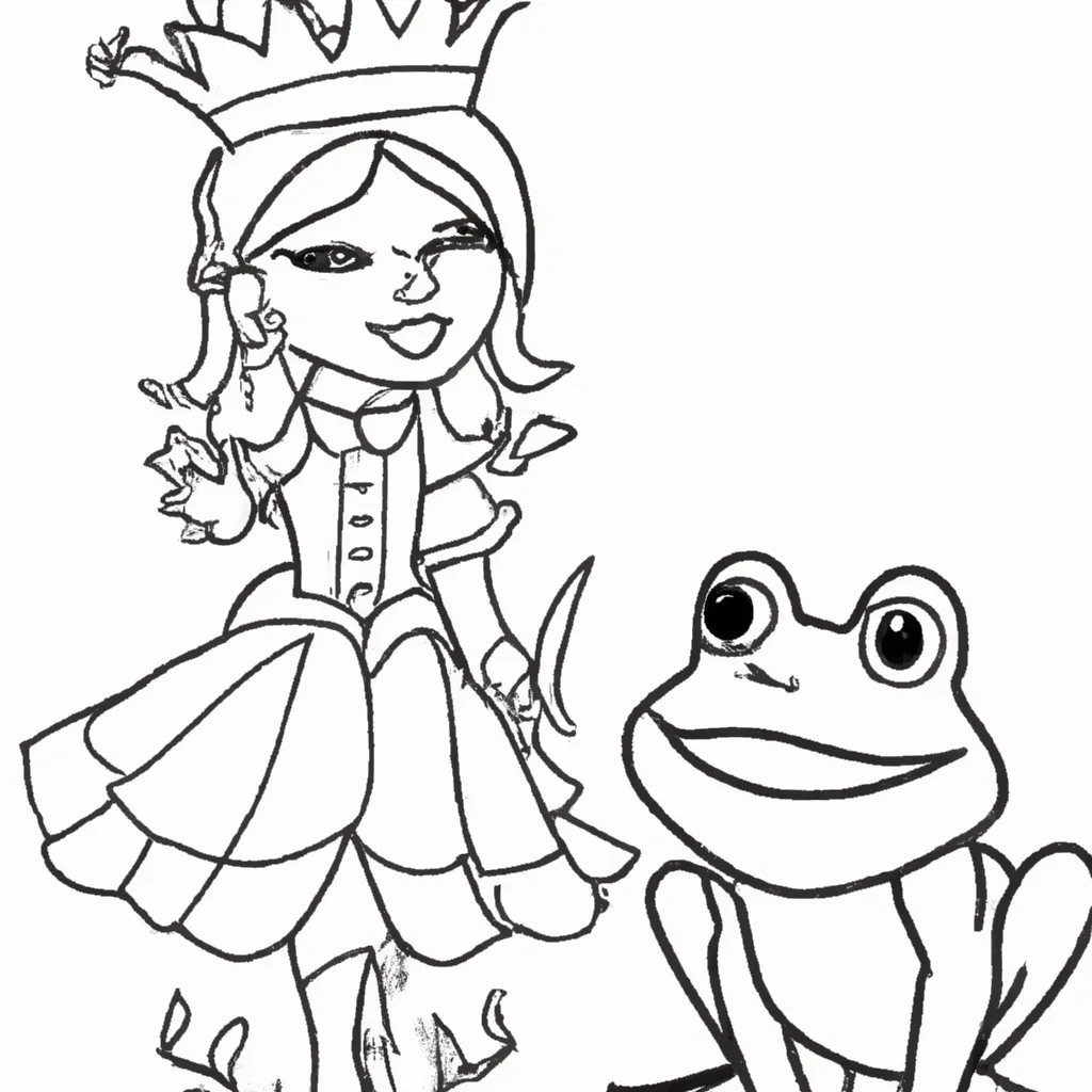 desenhos princesa sapo imprimir colorir 7 desenhos princesa sapo imprimir colorir 7