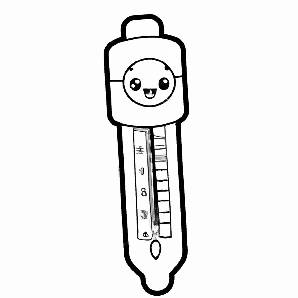 desenhos termometro kawaii imprimir colorir 4 desenhos termometro kawaii imprimir colorir 4