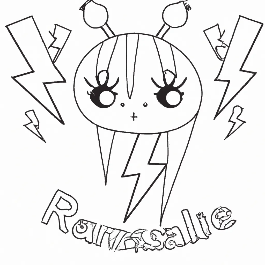 desenhos relampago kawaii imprimir colorir 6