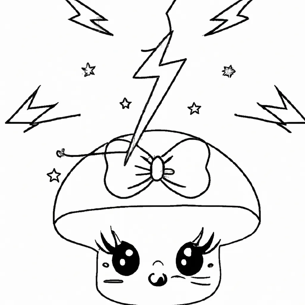 desenhos relampago kawaii imprimir colorir 7