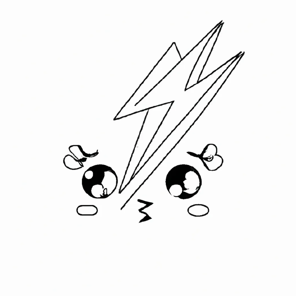 desenhos relampago kawaii imprimir colorir 13