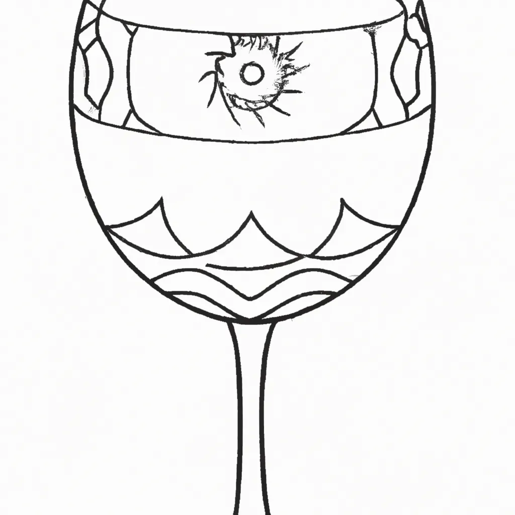 desenhos copo vinho imprimir colorir 12