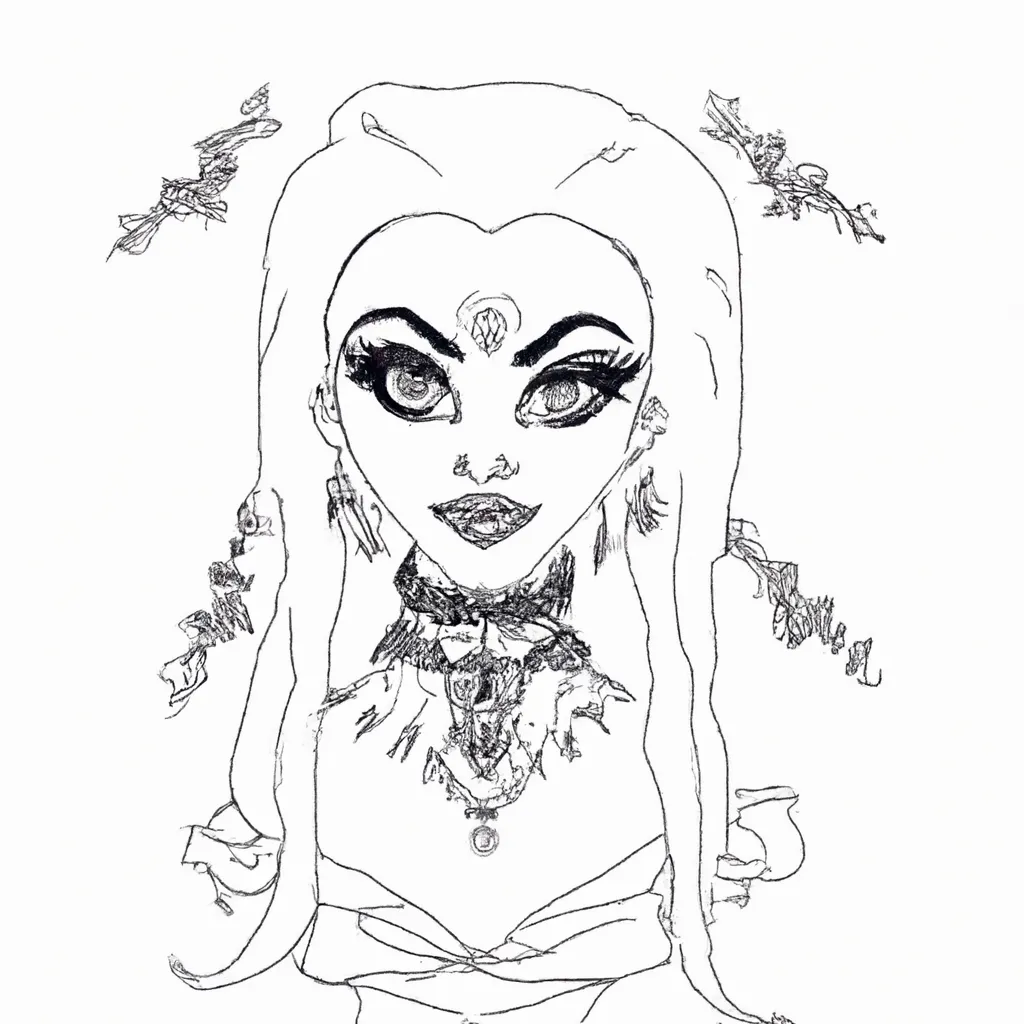 desenhos moda gotica imprimir colorir 4 desenhos moda gotica imprimir colorir 4