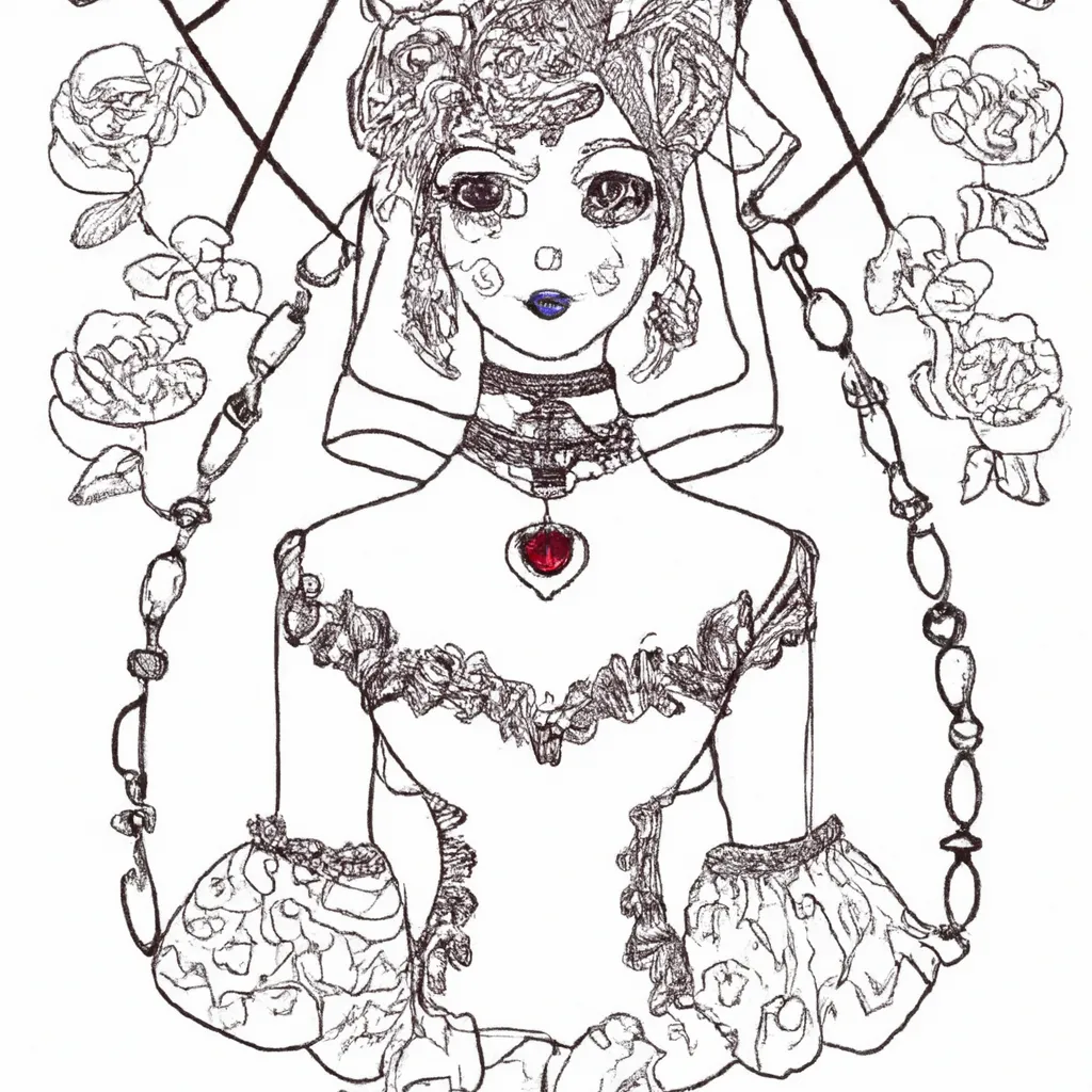 desenhos moda gotica imprimir colorir 11